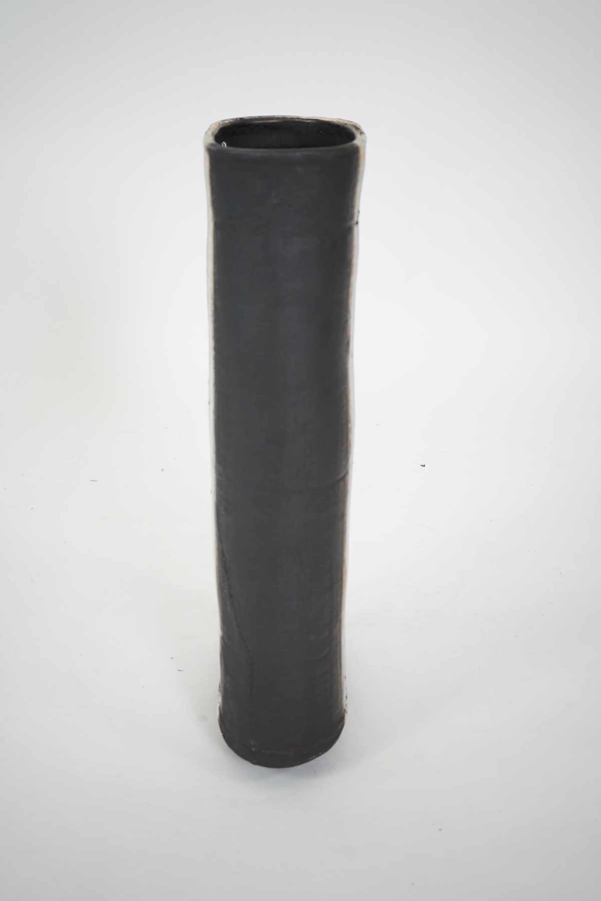 Sam Hall (b. 1967): A large flat-sided stoneware vase